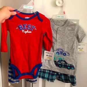 2pk 0/3 M clothing set